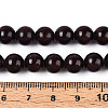 Dyed Natural Mashan Jade Round Beads Strands G-T139-8mm-67I-5
