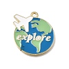Alloy with Enamel Pendants AL-CBA91FD-01D-1