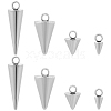 8Pcs 4 Styles 304 Stainless Steel Pendants STAS-LP0001-34-1