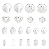 BENECREAT 100Pcs 10 Styles Alloy Bead FIND-BC0004-58-1