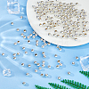 250Pcs Brass Smooth Round Beads KK-DC0004-34-4