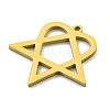 304 Stainless Steel Pendants LS-STAS-R228-03G-2
