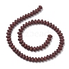 Synthetic Lava Rock Beads Strands G-B087-02A-07-2