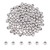 100Pcs 303 Stainless Steel European Beads STAS-NB0001-96B-1