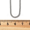 Non-Tarnish Unisex 304 Stainless Steel Curb Chain/Twisted Chain Necklaces X-STAS-D0002-34P-2