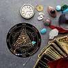 CREATCABIN 1Pc Chakra Gemstones Dowsing Pendulum Pendants FIND-CN0001-15G-7