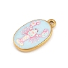 Printed 304 Stainless Steel Pendants SA-CBA8E58-11A-G-2