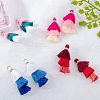 Cotton Thread Tassel Pendant Decorations FIND-NB0001-07-5