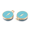 Alloy Enamel Pendants ENAM-N054-89B-3