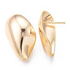 Brass Stud Earrings Findings KK-R116-016-NF-1