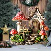 Bohemian Style Acrylic Mushroom House Display Decorations PW-WG7636C-01-2