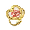 Brass Adjustable Rings for Women RJEW-G265-10G-C03-1