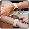 6Pcs 2 Styles Glass Beaded Decorative Rings for Smartwatch Band AJEW-CP0009-94B-5
