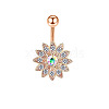 1Pc 304 Stainless Steel Belly Rings WGAC86E-08-2