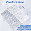 10 Rolls PET Lace Flower Nail Foils Floral Transfer Paper STIC-WH20010-16F-2