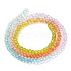 Transparent Painted Glass Beads Strands DGLA-A034-T1mm-A12-5