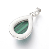 Synthetic Malachite Pendants G-L512-C01-3