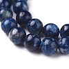 Natural Kyanite/Cyanite/Disthene Beads Strands G-D0006-C06-8mm-01-3