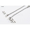 Tarnish Resistant 304 Stainless Steel Ball Chain Connectors LS-STAS-R089-04-2