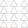 12Pcs Triangle Iron Linking Rings IFIN-CP0002-96P-6
