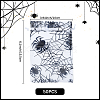 Halloween Theme Spider Printed Organza Drawstring Bags ABAG-WH20021-006A-2