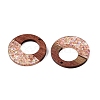 Epoxy Resin & Walnut Wood Pendants RESI-T057-09B-2