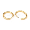 Brass Huggie Hoop Earrings KK-D160-55G-2