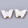 Natural White Shell Mother of Pearl Shell Beads X-SSHEL-N032-09-2