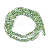 Electroplate Glass Beads Strands GLAA-Q105-03J-2