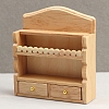 Wood Wall Shelf Miniature Ornaments PW-WGD7621-01-4