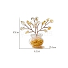 Natural Yellow Quartz Chips Tree of Life Decorations PW-WG59C48-03-1