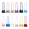 Givenny-EU 12Pcs 12 Color Double-end Velvet Tassels Pendant DIY-GN0001-10-1