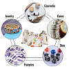 20Pcs 4 Styles Polycotton(Polyester Cotton) Printed Packing Pouches Drawstring Bags ABAG-TA0002-10-9