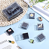 Transparent Plastic Badge Storage Boxes LS-CON-WH0083-017-4