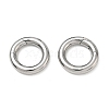 Tarnish Resistant 304 Stainless Steel Spring Gate Rings X-STAS-D070-01P-1