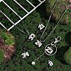 6Pcs 6 Style 316 Surgical Stainless Steel Charms STAS-UN0040-38P-3