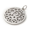 Non-Tarnish 304 Stainless Steel Pendants STAS-C086-05G-P-2