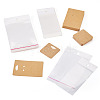 100Pcs 2 Styles Square Paper Earring Display Cards and Rectangle Keychain Display Cards CDIS-TA0001-49A-2