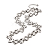 Non-Tarnish Handmade 304 Stainless Steel Necklaces NJEW-Q333-05P-1