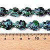 Synthetic Turquoise Dyed Beads Strands G-P507-05A-2-2