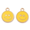 Alloy Enamel Pendants PALLOY-S192-04G-04-1