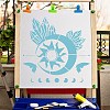 Gorgecraft 4Pcs 4 Style Plastic Drawing Painting Stencils Templates DIY-GF0005-23B-5