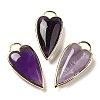 Natural Amethyst Pendants G-K347-01G-03-1