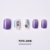 Plastic Square Round Corners Full Cover False Nail Tips MRMJ-T078-106B-2