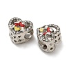 Alloy Enamel European Beads FIND-Q115-08P-2