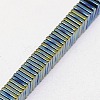 Electroplate Non-magnetic Synthetic Hematite Heishi Beads Strands G-J171A-2x2mm-04-3