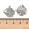 304 Stainless Steel Pendants STAS-P433-14C-P-3