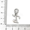 Brass European Dangle Charms KK-Z097-01T-GP-3