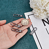 Titanium Alloy Zipper Pull Tabs PALLOY-WH0048-33A-3