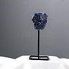 Natural Lapis Lazuli Lamp with Metal Holder Ornament PW-WG598C7-02-1